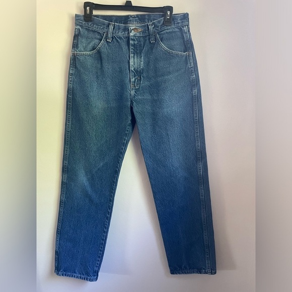 Rustler Straight Leg Blue Jeans- Size 32x30 1990’s - Picture 1 of 11